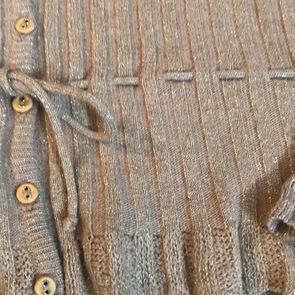 ⚡️FINAL PRICE⚡️ Moschino Cheap and Chic Gold Sparkle Top with Tie - Picture 6 of 15